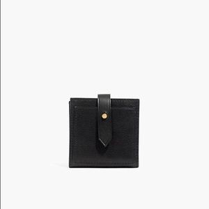 New! MADEWELL THE POST BILLFOLD WALLET IN BLACK